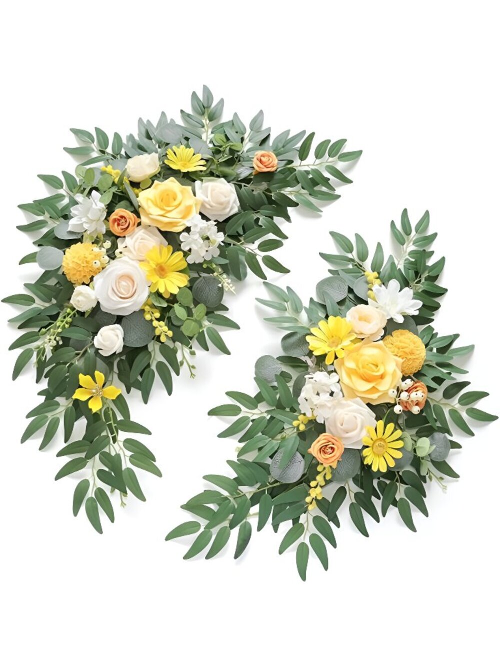 Artificial Wedding Arch Flowers Kit(Pack of 2) for Wedding Arch, Bridal Shower